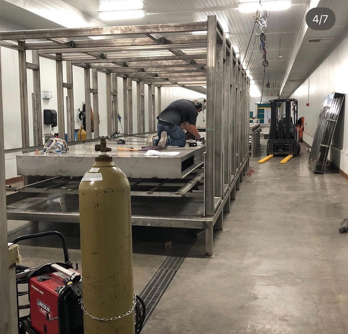 Commercial Stainless Framework Build