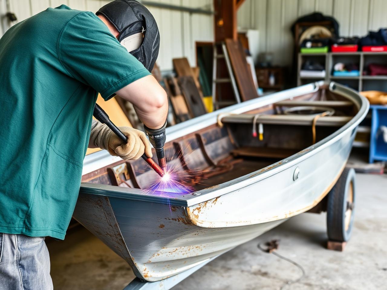 Aluminum Boat Hull Weld